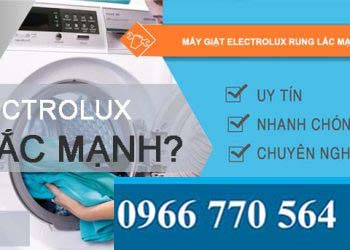 máy giặt electrolux rung lắc mạnh