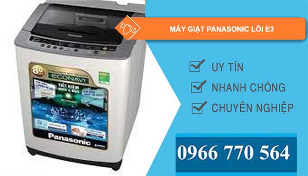 máy giặt panasonic lỗi e3 