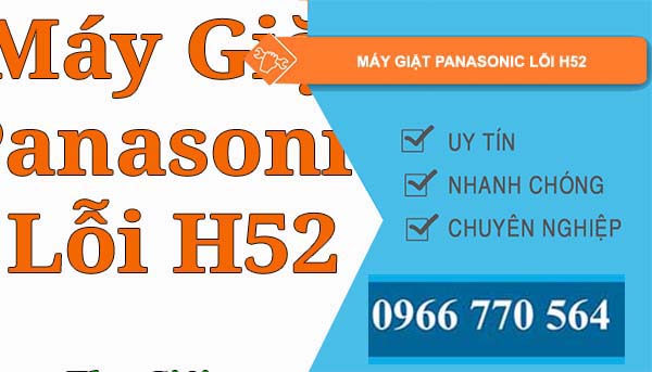 máy giặt panasonic lỗi h52
