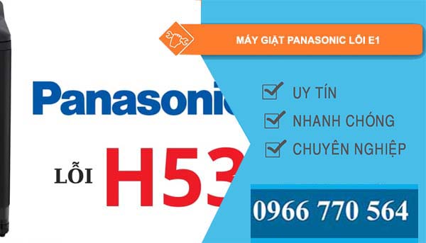 máy giặt panasonic lỗi h53