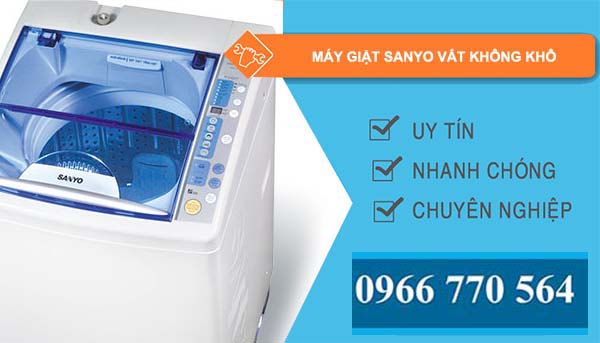máy giặt sanyo vắt không khô