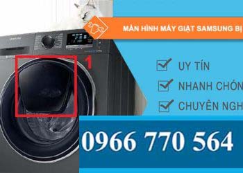 nguyên nhân màn hình máy giặt samsung bị mờ