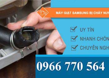 nguyên nhân máy giặt samsung bị chảy nước