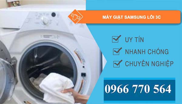 nguyên nhân máy giặt samsung lỗi 3c