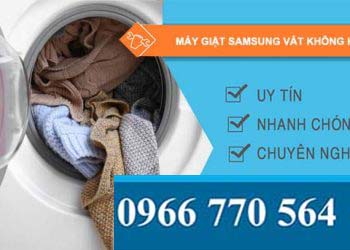 nguyên nhân máy giặt samsung vắt không khô