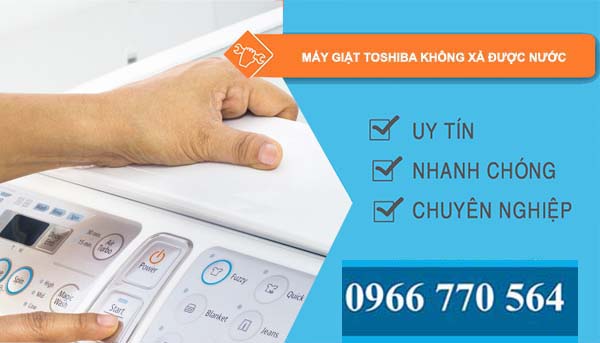nguyên nhân máy giặt toshiba không xả được nước