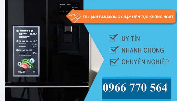 nguyên nhân tủ lạnh panasonic chạy liên tục không ngắt