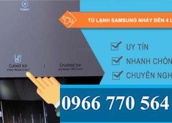 nguyên nhân tủ lạnh samsung nháy đèn 4 lần