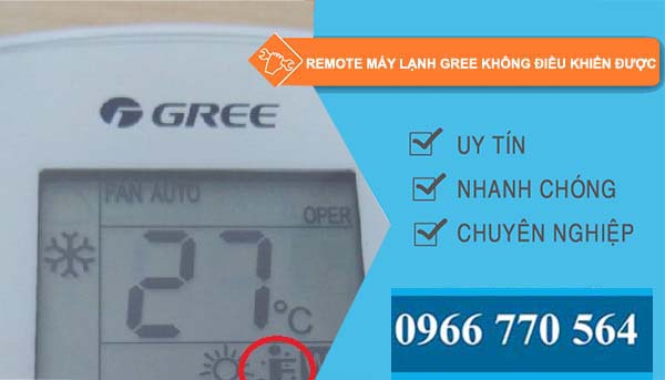 remote máy lạnh gree không điều khiển được