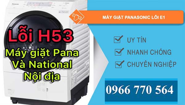 sửa máy giặt panasonic lỗi h53