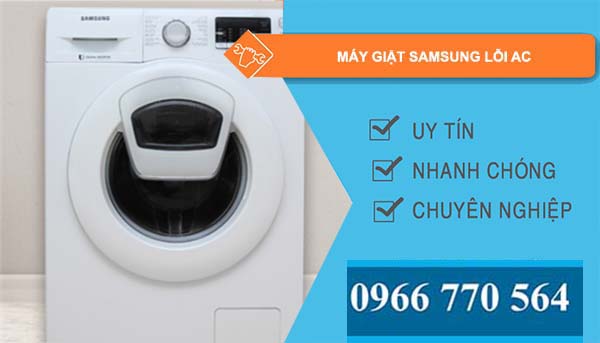 sửa máy giặt samsung lỗi ac