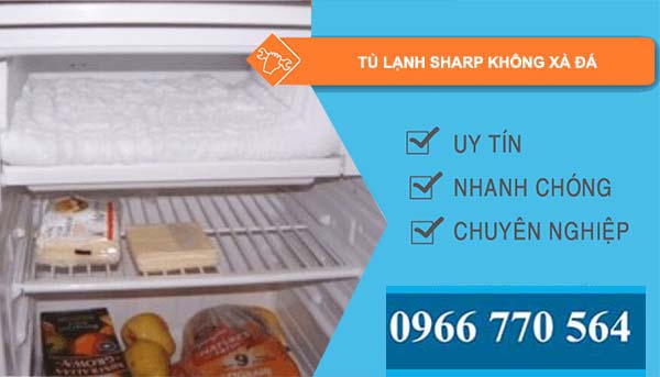 sửa tủ lạnh sharp không xả đá